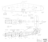 Plan - 1040 Messerschmitt Bf-109