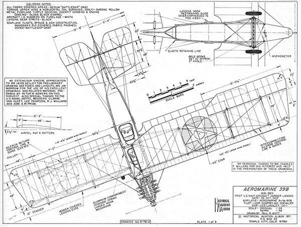 Drawing - Paul Matt - Aeromarine-39B