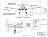 Drawing - Paul Matt - Messerschmitt Me 109 E-3