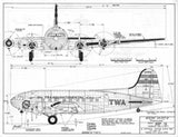 Drawing - Paul Matt - Boeing 307